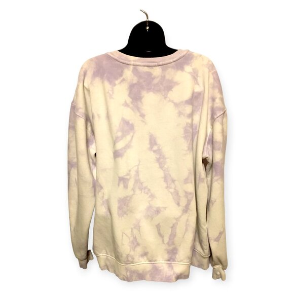 Playboy X Missguided Lilac Tie Dye Oversized Crew Neck Sweatshirt Small - Picture 3 of 6